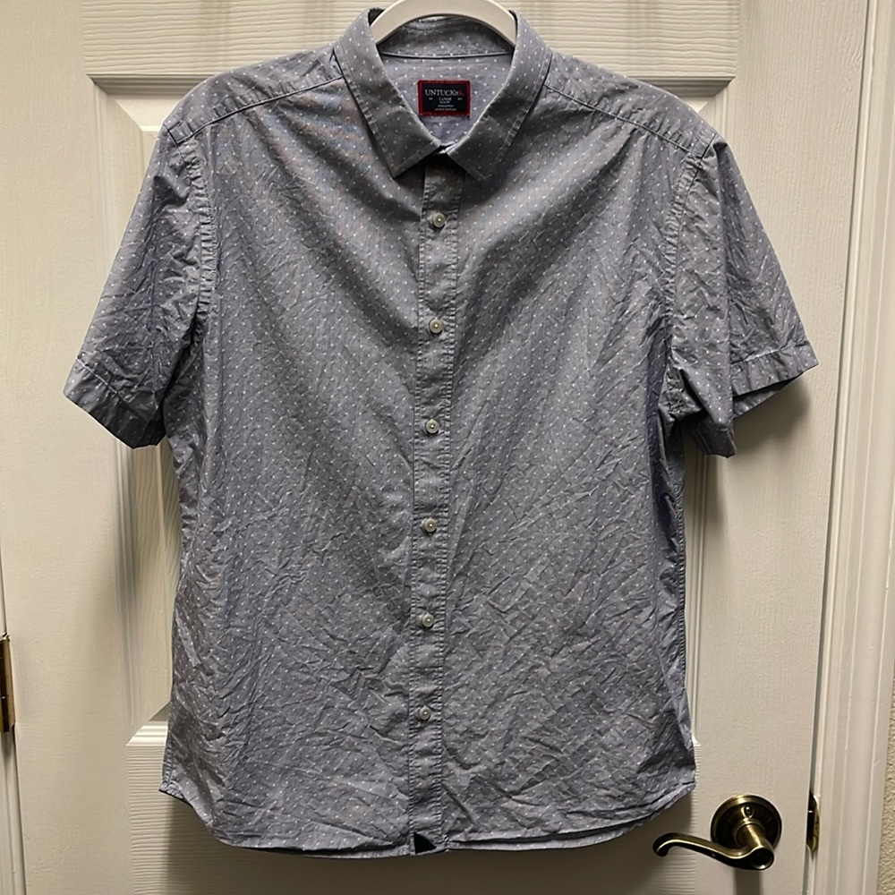 UNTUCKit Men’s Slim Fit Button Down Shirt
